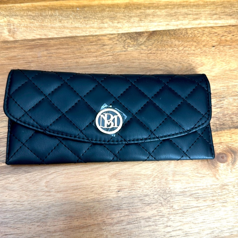 Brand new Badgley Mischka quilted wallet